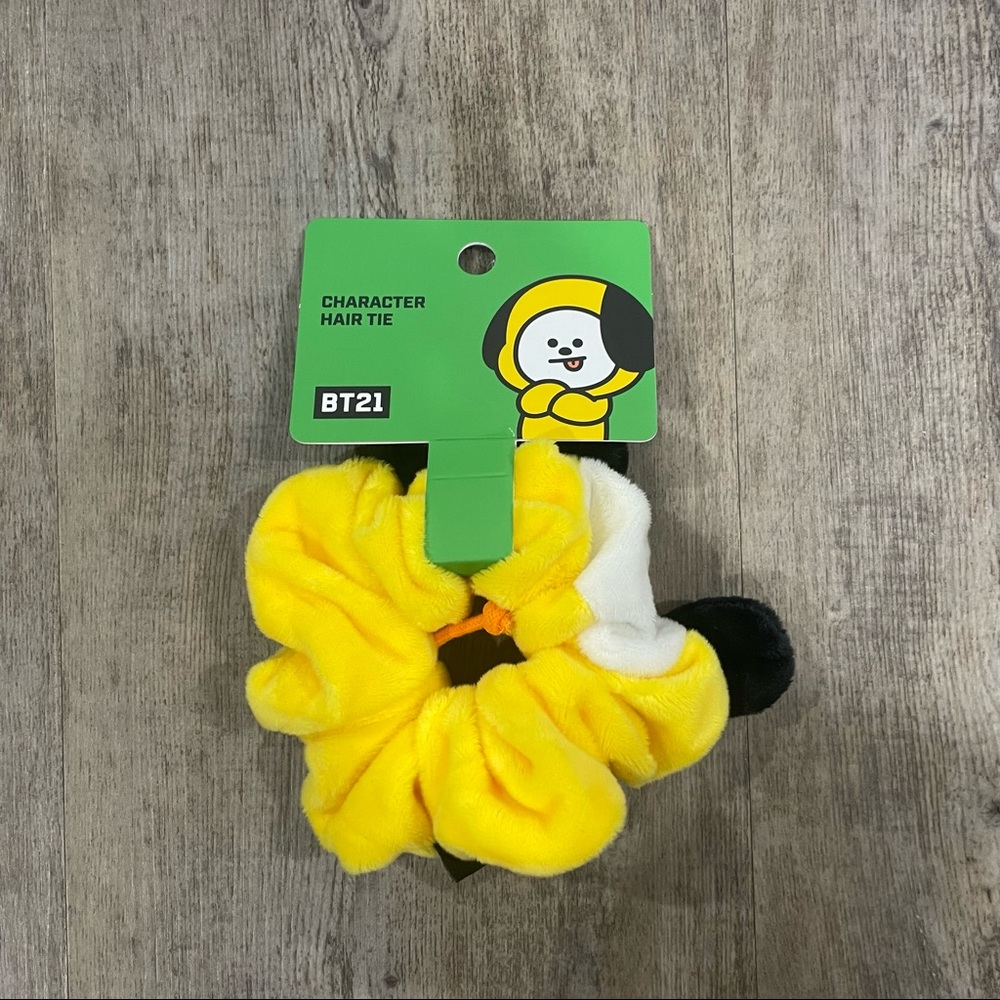 Line Friends BTS BT21 CHIMMY Plushies Hair Scrunchie